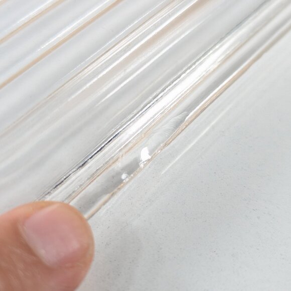 Vintage Pyrex Yellow 0502 Refrigerator Dish 1 1/2 Pint w/Glass Ribbed Lid 502-C - Picture 8 of 11